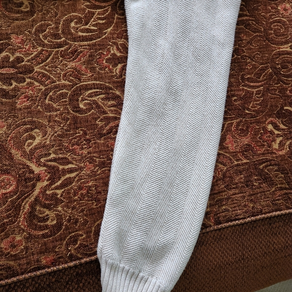 Vintage 2000's Chaps Ralph Lauren Crown Logo Tan Knit Sweater XL - Picture 6 of 8